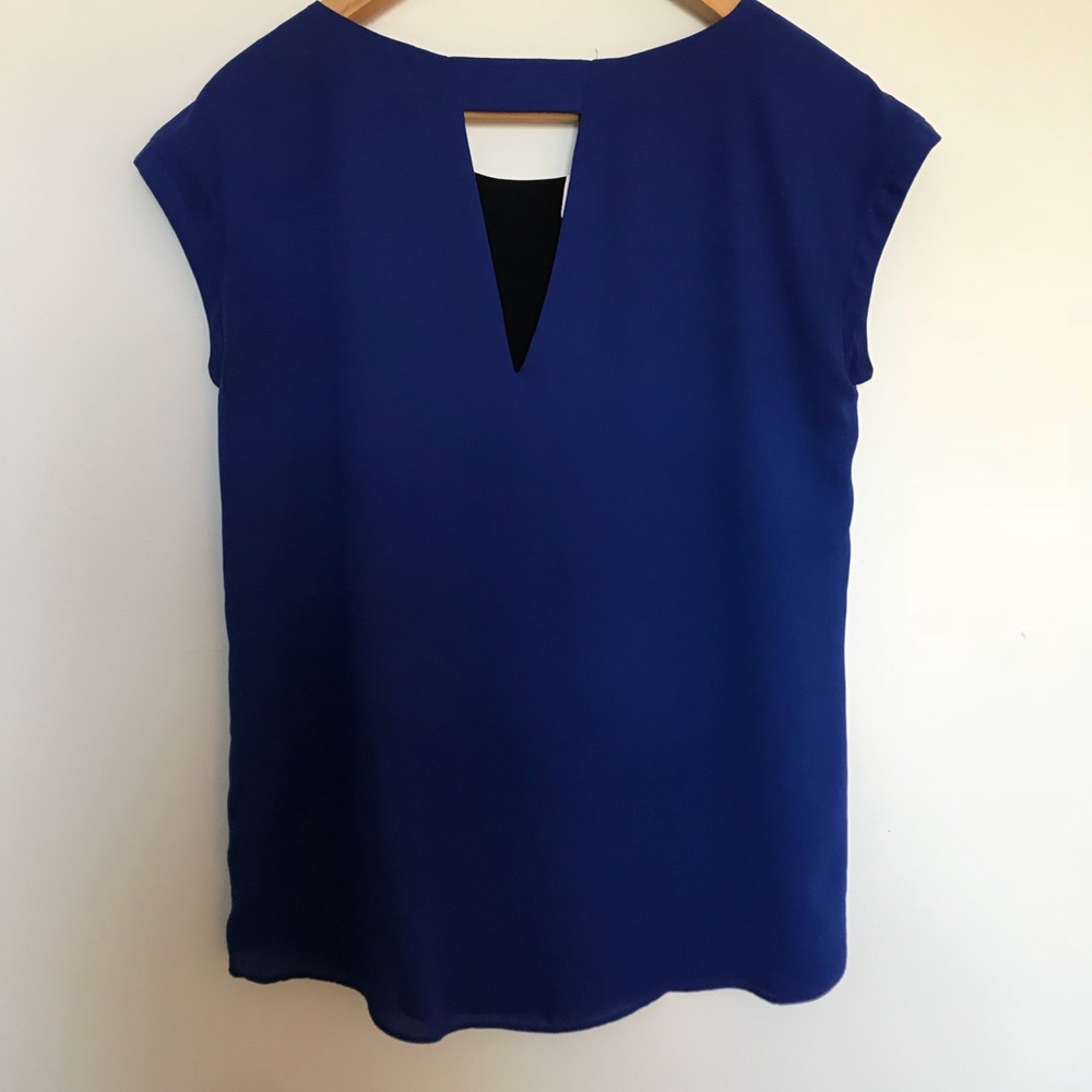 Express Reversible Blue/Black Blouse